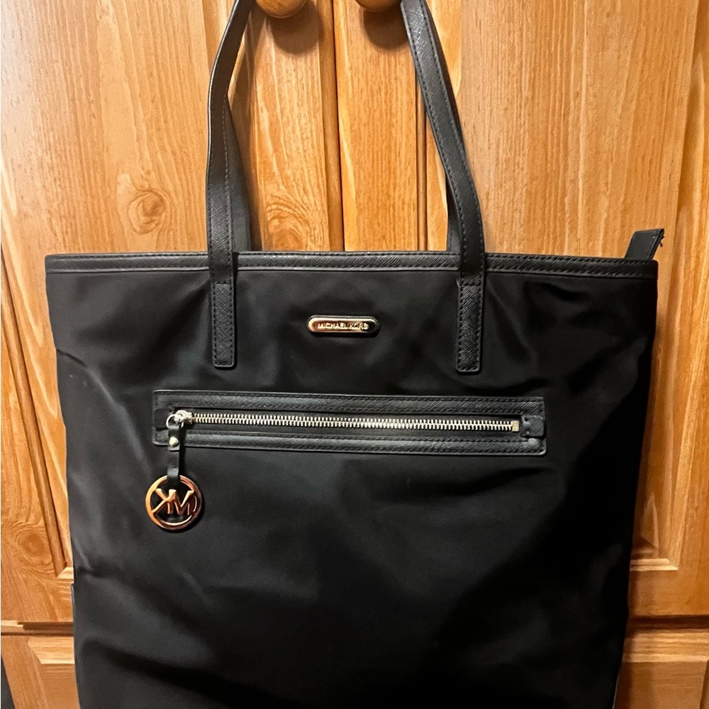 Michael Kors Black Nylon Tote Excellent Condition